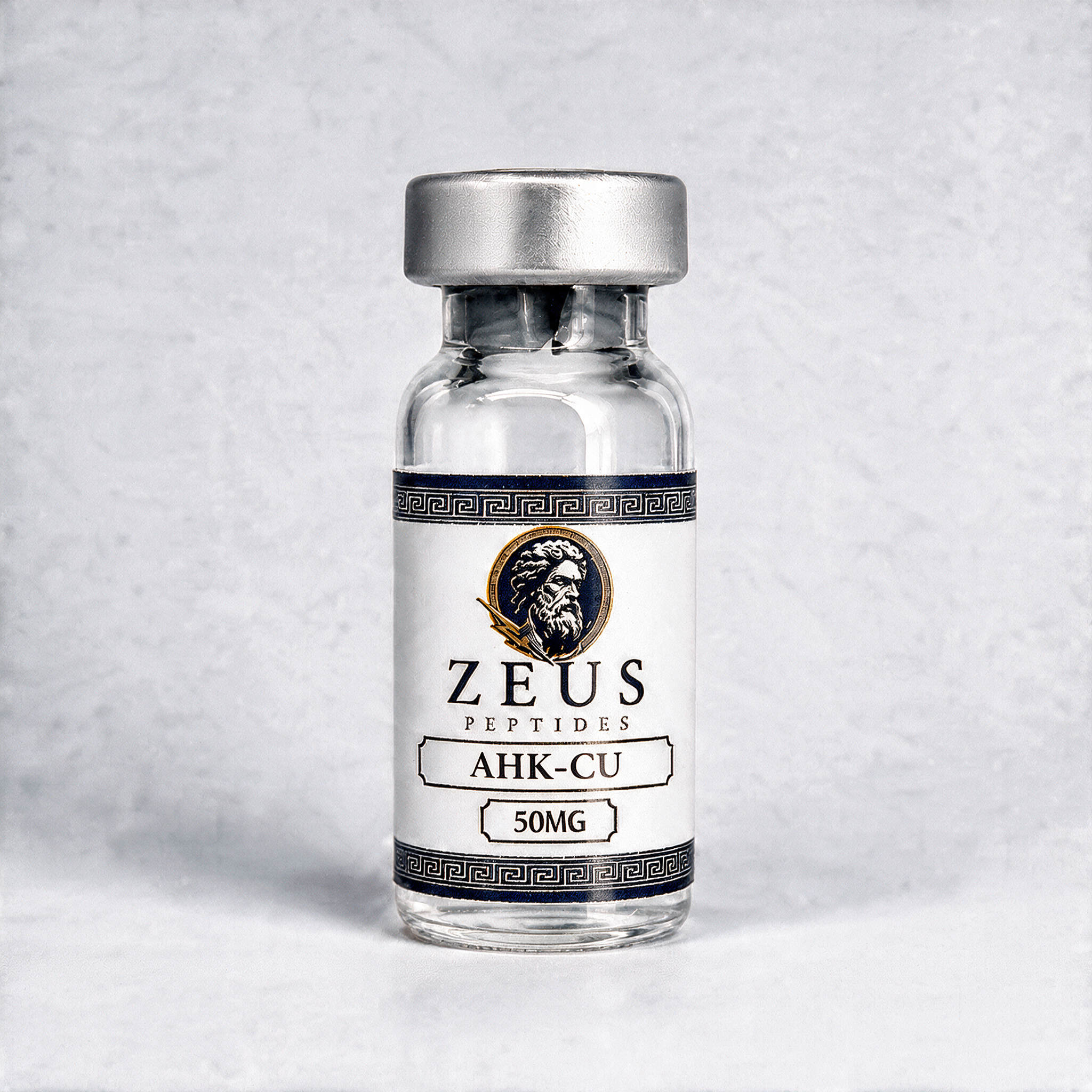 Zeus Peptides AHK-Cu 50MG research peptide vial