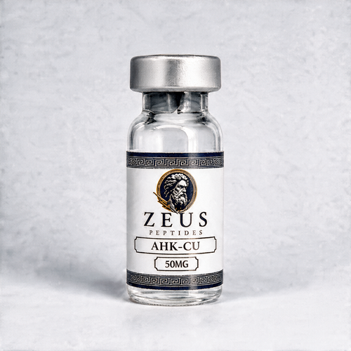 Zeus Peptides AHK-Cu 50MG research peptide vial