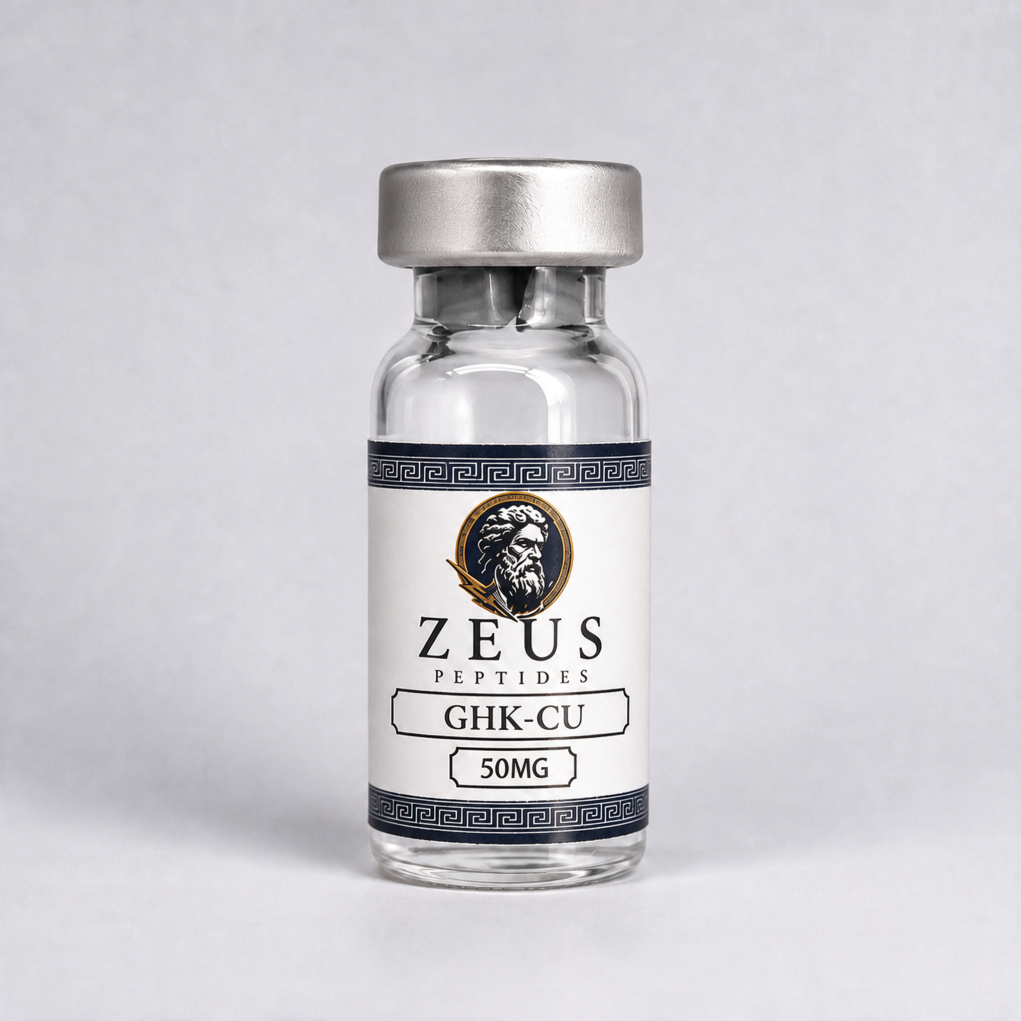 Zeus Peptides GHK-Cu 50MG research peptide vial