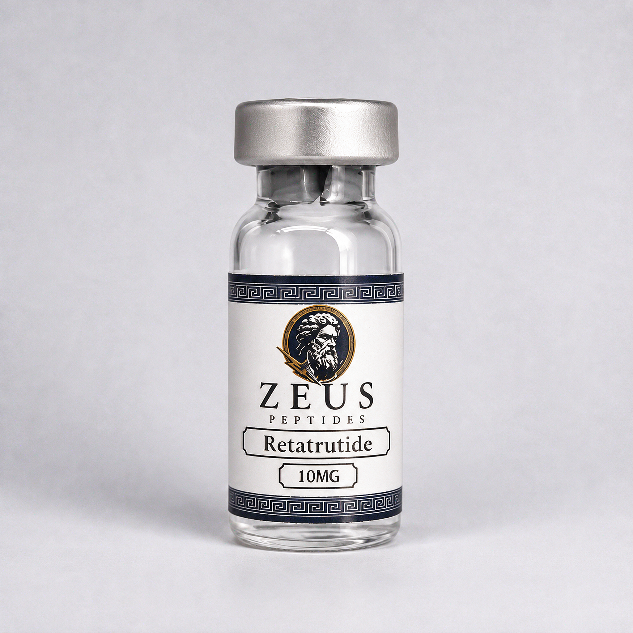 Zeus Peptides Retatrutide 10MG research peptide vial