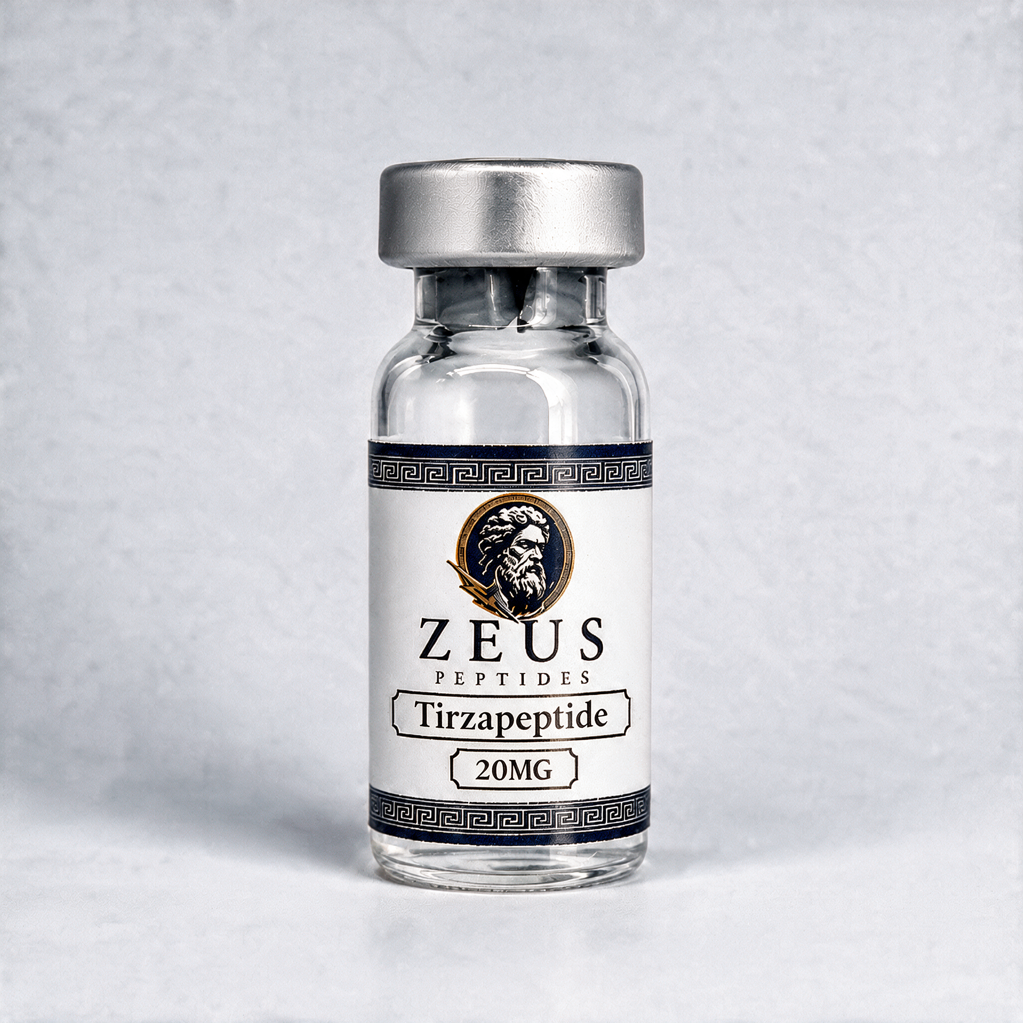 Zeus Peptides Tirzepatide 20MG research peptide vial