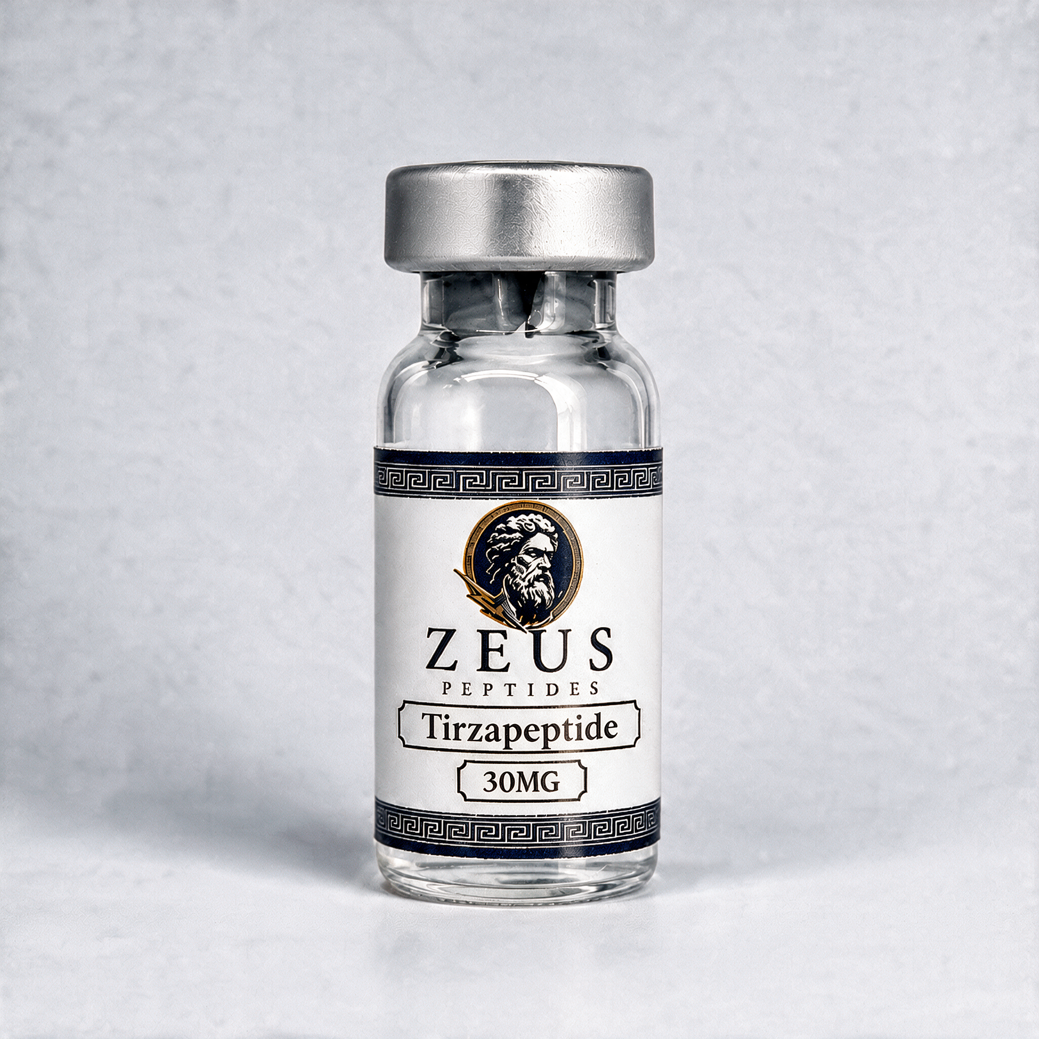 Zeus Peptides Tirzepatide 30MG research peptide vial