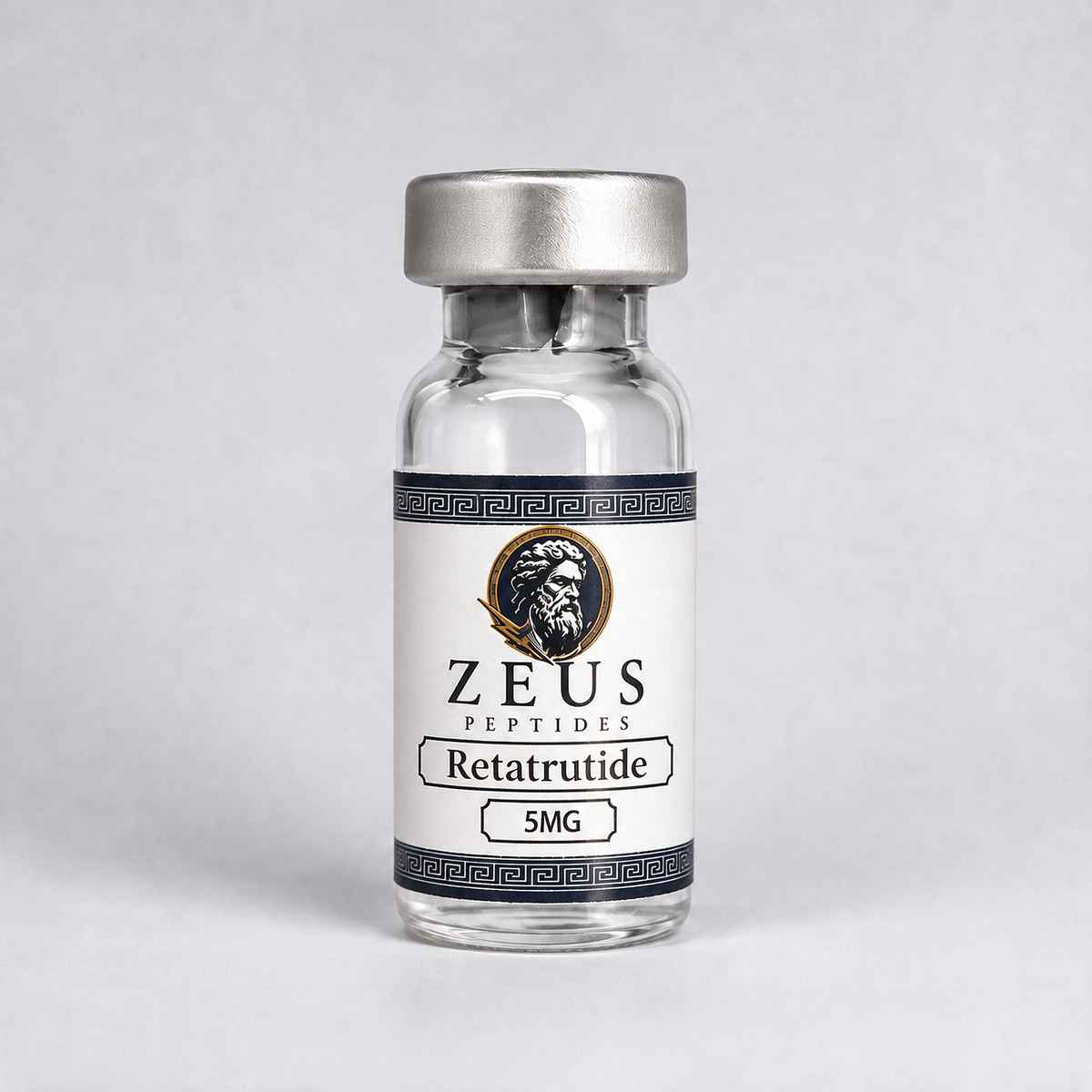 Zeus Peptides Retatrutide 5MG research peptide vial